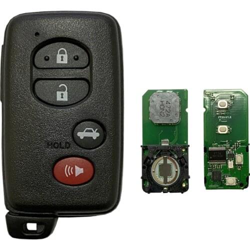 CN007202 Aftermarket Smart Key 4 Button For Toyota Camry Corolla Avalon 2009-2014 314.4mhz P/N (HYQ14AAB-3370) 89904-06130
