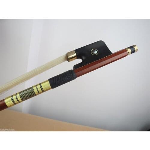 Advanced Pernambuco round Stick copper parts cello bow 4/4 Copper Mounted
