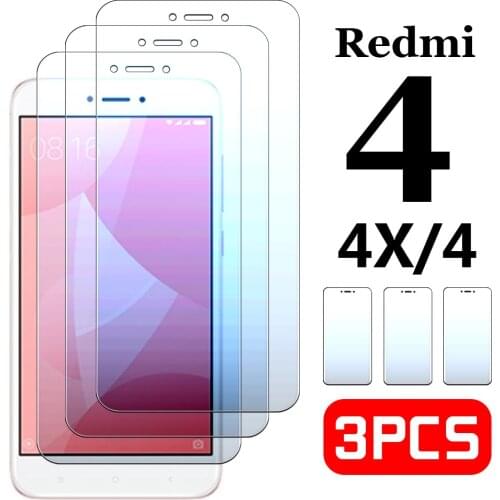 1 to 3 pcs for xiaomi redmi 4x 4 Glass Tempered x x4 xiaomi readmi Glas screen protection Xiomi redmi4x redmi4 Protective Film