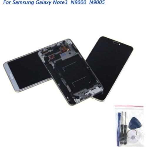 Note3 LCD For Samsung Galaxy Note3 N9000 N9005 Screen Display Touch Digitizer TFT with Frame Replacemen Repair parts