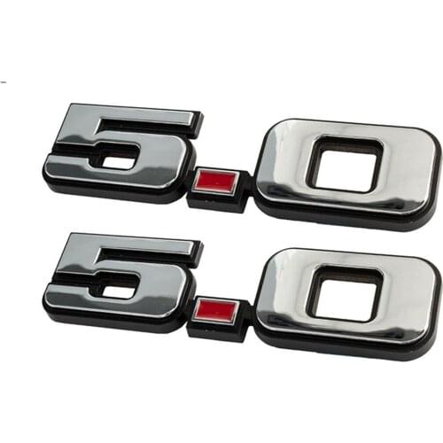 500 Pcs 1979-1993 MUSTANG GT LX 5.0 Fender Emblem Badge Chrome Red New