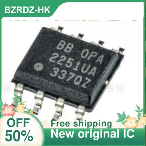 2-10PCS/lot OPA2251UA OPA2251U SOIC-8 New original IC