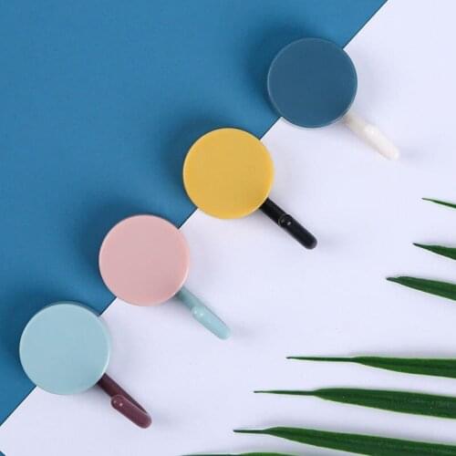 10pcs/set Decorative Hook Self Adhesive Door Wall Hooks Key Holder Clothes Hanger Coat Rack for Bathroom Kitchen Wall Decoration