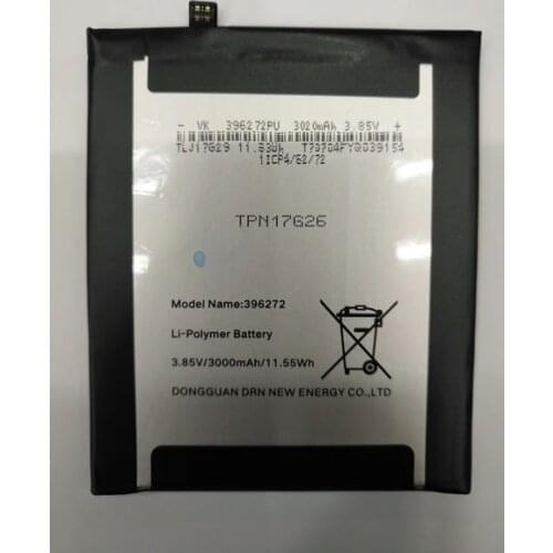 100% Original 3000mAh 396272 Battery For BQ BQS 5504 Strike Selfie Max For WIKO View Prime/Upulse Lite/WIKO U Pulse Phone