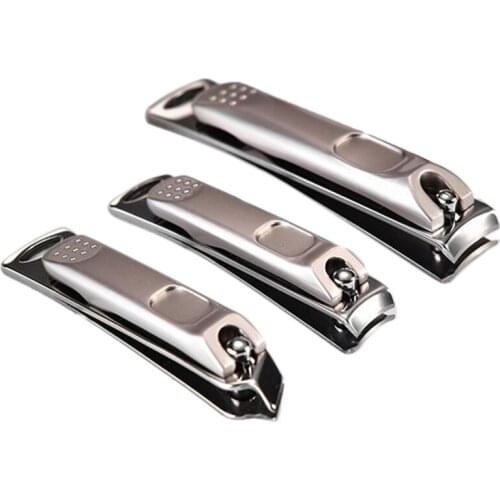 3PCS Nail Clippers Stainless Steel Nail Cutter Toenail Nail File Manicure Trimmer Toenail Clippers for Thick Nails