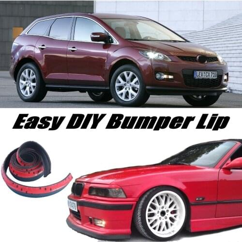 NOVOVISU For Mazda CX7 CX-7 CX 7 2012~2015 Bumper Lip / Front Spoiler Deflector For Car Tuning / Body Kit / Strip Skirt