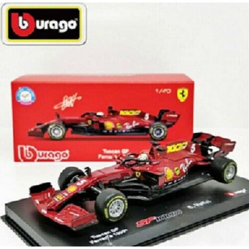 Bburago 1:43 Signature Series F1 2020 Ferrari SF1000 #5 Sebastian Vettel Diecast Car Model New in Box