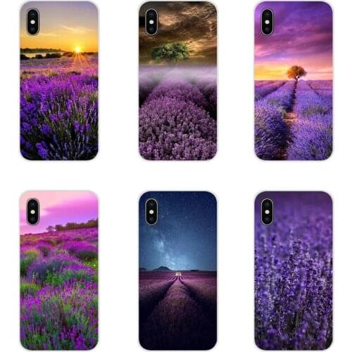 Lavender Flower Purple Accessories Phone Shell Covers For Samsung Galaxy A3 A5 A7 A9 A8 Star A6 Plus 2018 2015 2016 2017