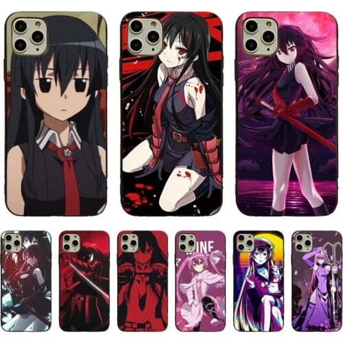 Yinuoda Anime Akame Ga Kill Phone Case For iPhone 11pro 12pro MAX 8 7 6 6S Plus X XS MAX 5 5S SE XR Fundas Capa Coque Shell