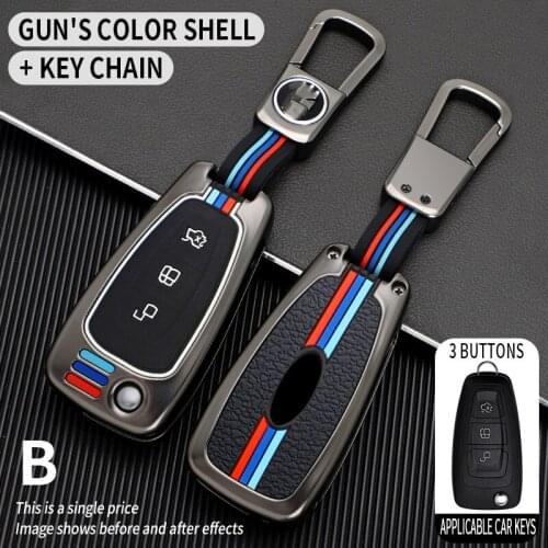New Car Fashion Flip Key Cover Remote Case Fob Fit for Ford Focus MK3 Mondeo Fiesta Kuga ECOSPORT ESCAPE RANGER S-Max C-Max