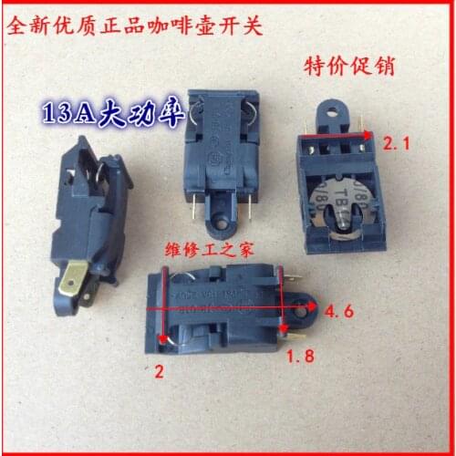 Electric kettle coffee maker temperature control switch 13A