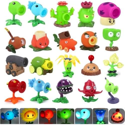 Plants Zombie Toys 2 Complete Set Of Boys Soft Silicone Anime Figure Childrens Dolls Kids Toy Gifts