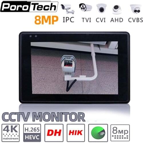 IPC1800 plus 4" IP Camera Tester monitor CCTV TVI CVBS Analog Video Test PTZ Control Touch Screen H.265 4K 8MP 1080P with WIFI