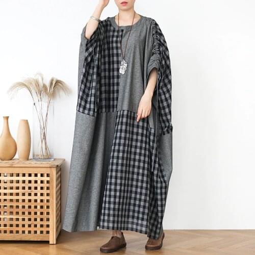 Модные платья в клетку LuoYFF China At AliExpress