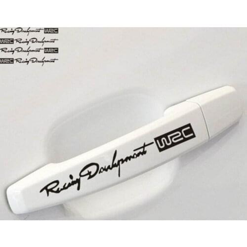 Door Handle Stickers And Decals Car styling For Hyundai Solaris Accent Elantra Sonata I40 I10 i20 I30 i35 IX20 IX25 IX35 Tucson