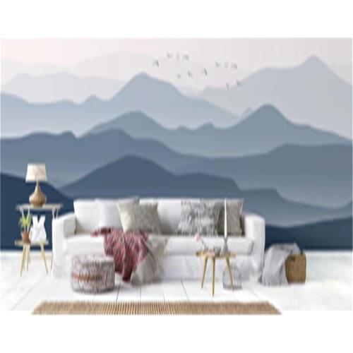 Beibehang Custom wallpaper mural 3D photo ink landscape concept wall hand-painted living room bedroom home decoration wallpaper