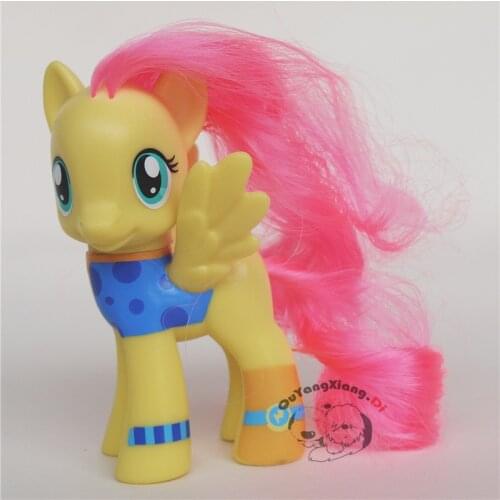 P8-073 Action Figures 8cm Little Cute Horse Model Doll lightning Fluttershy Toys for Children