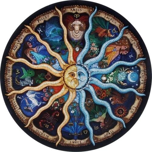 500/1000 Pieces Jigsaw Puzzles Assembling picture 12 Constellation palace puzzles toys for adults games educational games Toys