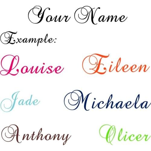 Personalized Name Vinyl Decal Wall Sticker Wall Tattoo * Letter Name * Desire Name * Nursery * Stickers * DOOR