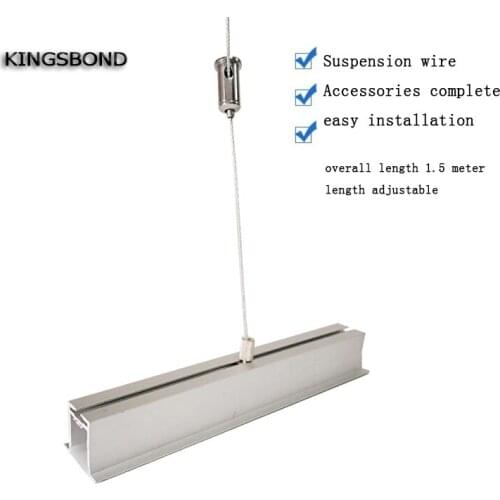 20pcs Suspension wire for hanging aluminum led profile led alunimum housing accessories MOQ20pcs wholesale