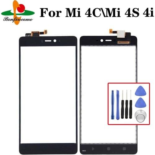 5.0" TouchScreen For Xiaomi Mi4C Mi4i\ Mi 4C\ Mi 4i 4s Touch Screen Panel Sensor LCD Display Glass Lens Digitizer Replacement