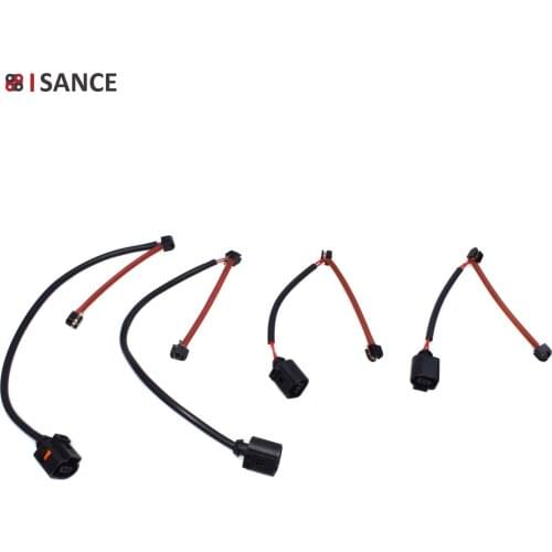 ISANCE Rear Front Brake Pads Sensor 7L0907637 7L0907637C Set For Audi Q7 VW Touareg Porsche Cayenne 2004 2005 2006-2009 2010