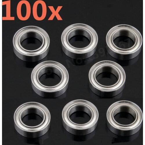 100 Pieces RC Car Spare Part 12*8*3.5mm Ball Bearing 7020 For Rc Hobby 1/16 Traxxas Slash Remote Control Cars
