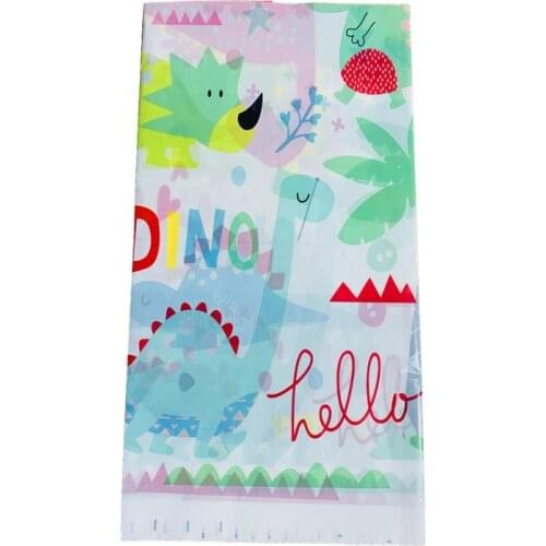 108*180cm Party Supplies Dino Dinosaur Theme Party Tablecloth Kids Birthday Party Decoration Disposable Table Cover 1pcs