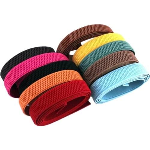 2cm accessories high quality loose tight belt imported thick corn pattern elastic elastic rubber band waist elastic band