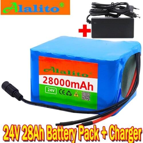 24V 28Ah 6S5P 18650 li-ion battery pack 25.2v 28000mAh electric bicycle moped /electric/lithium ion battery pack+2A charger