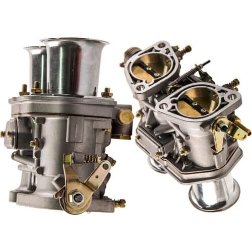 2x Carby Carburettor Carb 48 IDF With Air Horns for Fiat for Porsche Idle 60