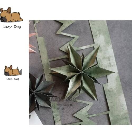 3D Flower Star Metal Cutting Dies Scrapbooking Stencil DIY Decorative Craft Embossing Die Cuts Card Making New Dies For 2019