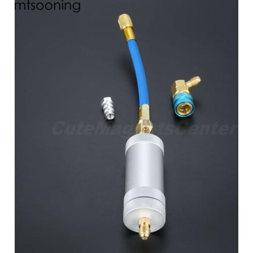 A/C Oil/Dye Injector R12 R22 R134a R410a Hand Turn Pump Oiler 1/4 oz - 2 oz