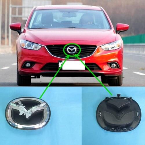 Car accessories body parts front bumper grille symbol logo with bracket for Mazda 6 Atenza 2014-2017