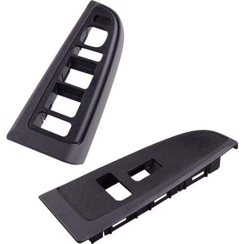 Car Front Dark Pewter Power Window Switch Bezel Decor Fit For Cadillac Escalade Chevy Avalanche GMC Sierra 89045128 89045120