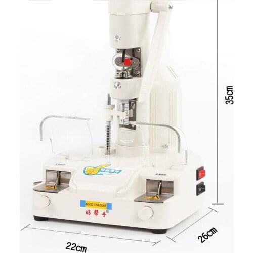 Frameless Glasses Lens Punching Machine CR/PC Rimless Lens Punching Sawing Machine Optical Shop Equipment CP-24C