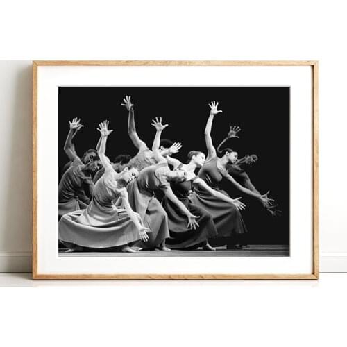 Black White Alvin Ailey Dancers Photo Poster Vintage Print Dancer Gift Canvas Painting Dance Room Wall Art Picture Home Decor