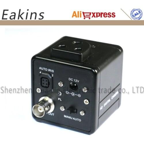 800TVL CCD Digital Microscope BNC Output Industrial Camera Auto IRIS