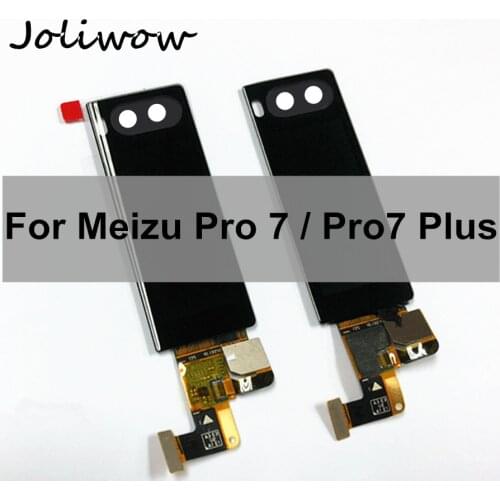 For Meizu Pro 7 Pro 7 Plus Secondary Back Display Repairs For Pro 7 Plus Pro 7 Fenetre Rear small Screen +Camera Lens