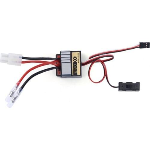 Bidirectional Two-way Brushed ESC Speed Controller with Brakes 320A 4.8-8.4V for 1/8 1/10 1/16 RC Car Truck Boat Accessories
