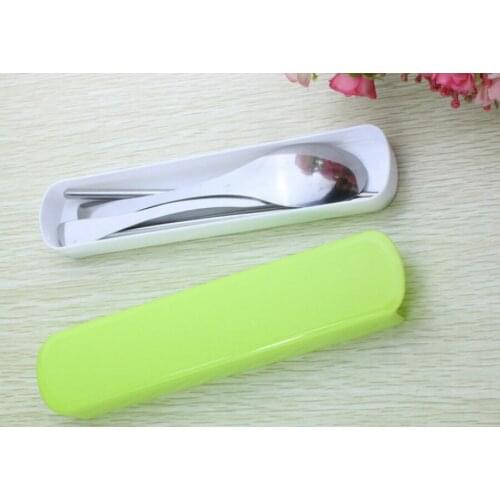 By dhl 200set 4pcs/set Hot Sale Chinese Stainless Steel Tableware Set Portable Travel Picnic Dinnerware Kids School Gifts tool