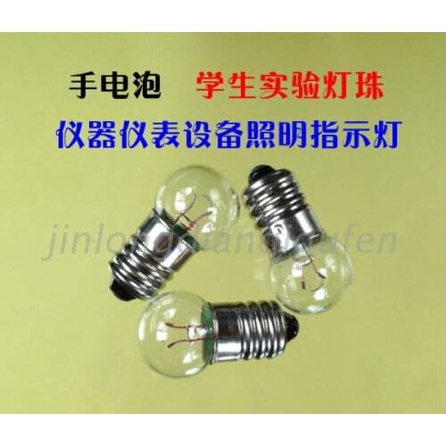 1.5V2.5V3.8V4.8V6V6.2V5W0.3A0.5A flashlight lamps lamp screw E10