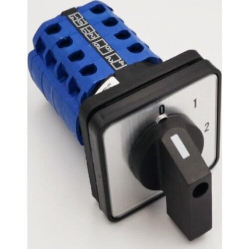 LW28-20 380V 20A 0-1-2-3-4 5Positions Rotary Cam Universal Changeover Switch