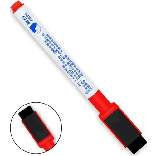 Magnetic Refrigerator Paste Magnet White Board Pen Erasable Blackboard Pen