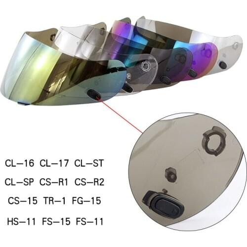 Motorcycle Anti-scratch Wind Shield Helmet Lens for CL-16 CL-17 CL-ST CL-SP CS-R1 CS-R2 Visor Full Face