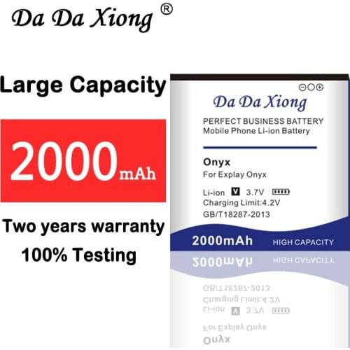 New High Quality 2000mAh Explay Onyx Battery 3.7V For Explay Onyx Replacement Mobile Phone Battery