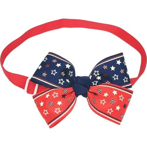 2016 New Fashion Red Blue Star style safety Plastic buckle Nylon Dog Pet Collar cute puppy collar Free Shipping
