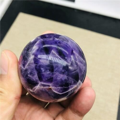 Natural Beautiful Amethyst Ball Dreamy Quartz Ball Home Decoration Color For Healing Mineral Reiki Fengshui Energy Stone Gifi