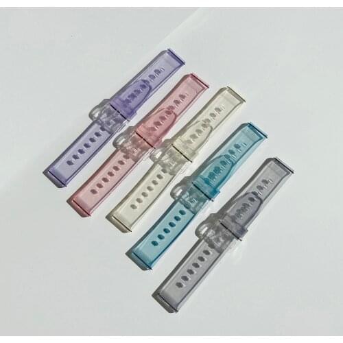 For Samsung Watch 3 Gear S3 Fashion Sunshine Change Color band For Huawei Watch3 / 3 Pro Silicone Watch Band 22mm 20mm