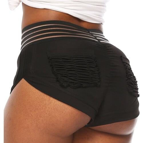 New Women Summer Fashion Shorts Sexy Push Up Shorts Elastic High Waist Casual Shorts Running Workout Yoga Short Solid Mini Short